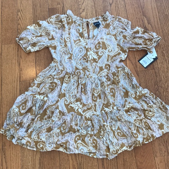 NWT Girls Bubble Sleeve Dress - Picture 3 of 6
